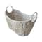 Small Whitewashed Basket with Handles by Ashland&#xAE;